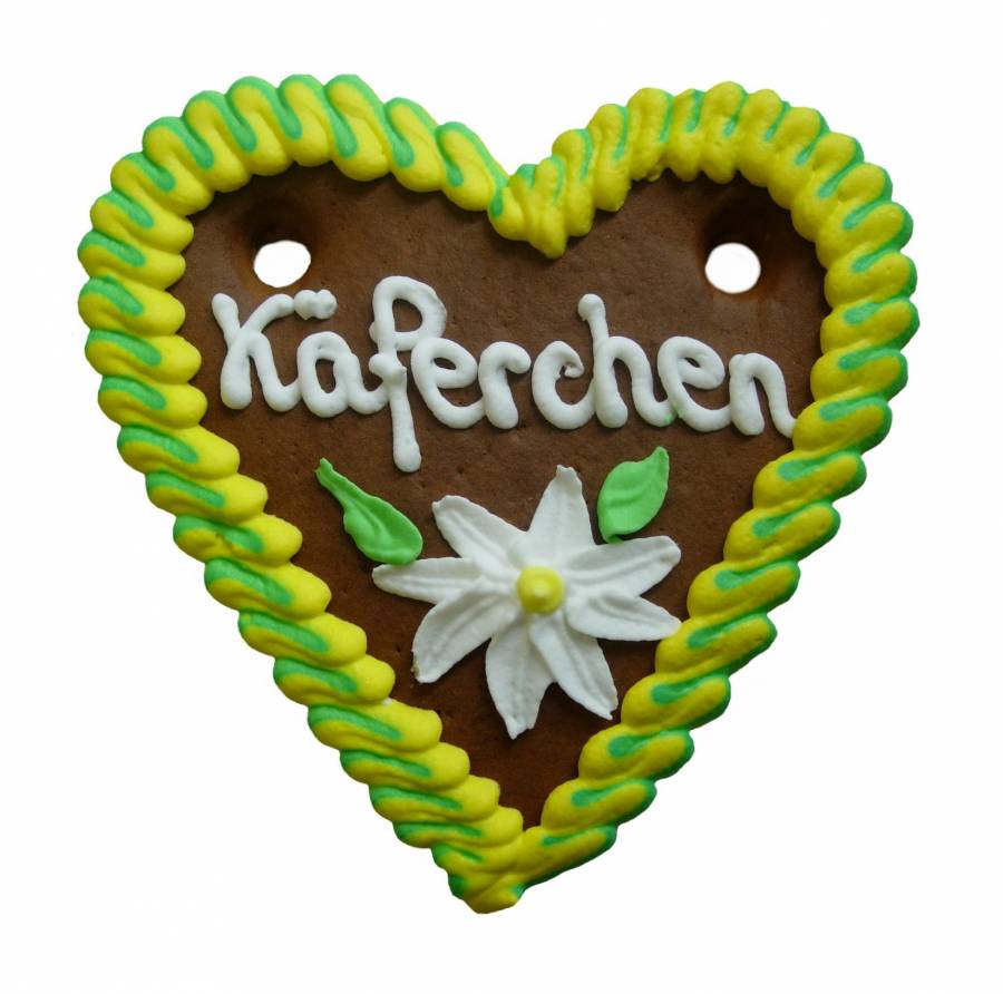 Lebkuchenherzen Spruch exklusiv, 20-fach sortiert 13 x 14 cm im Karton, Lieferant