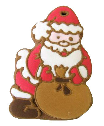 Lebkuchen Weihnachtsmann ,Nikolaus20 cm ,Karton 20 Stck