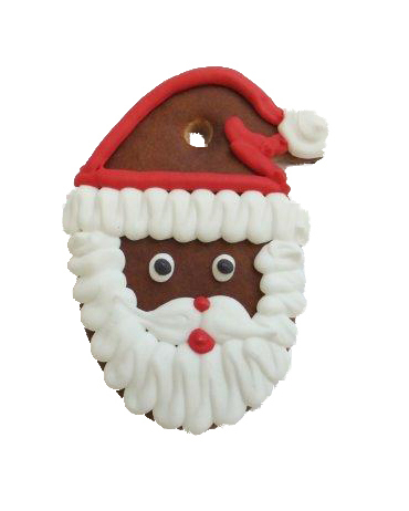 Lebkuchen Nikolauskopf 12 cm ,Karton 40 Stück
