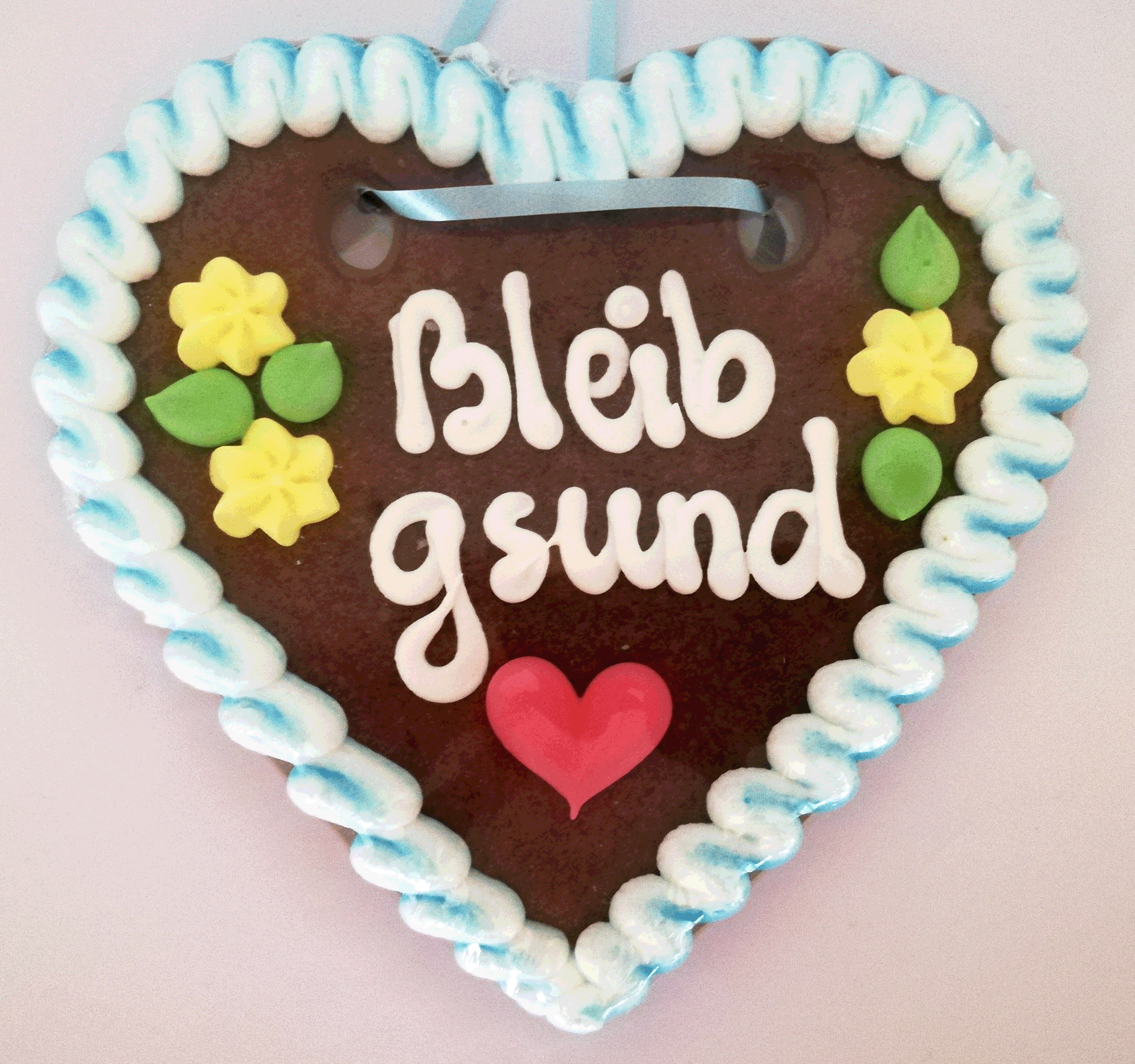 Oktoberfest Lebkuchenherz Bleib gsund